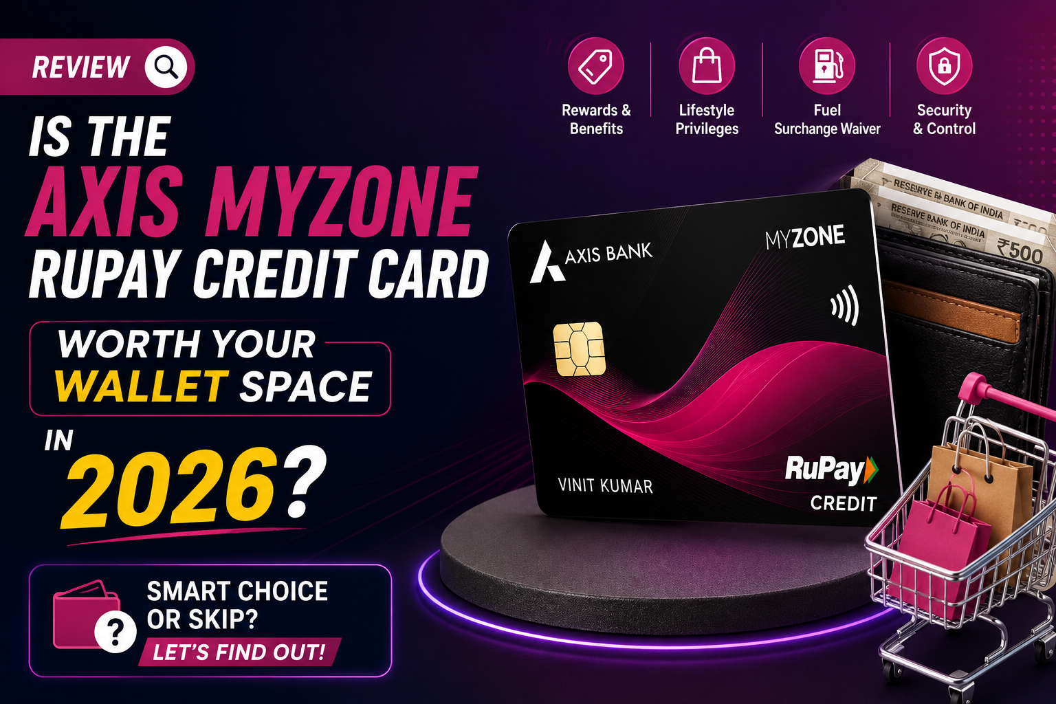 Axis MyZone Rupay Credit Card