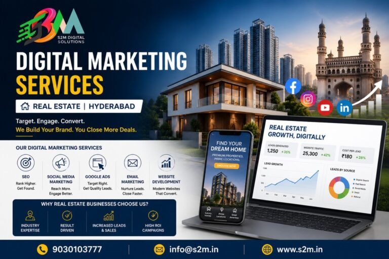 Digital Marketing Services for Real Estate in Hyderabad Generate More Leads