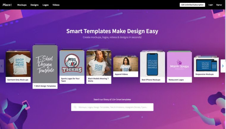 Envato Placeit Mockups The Easiest Way to Create Professional Designs Online