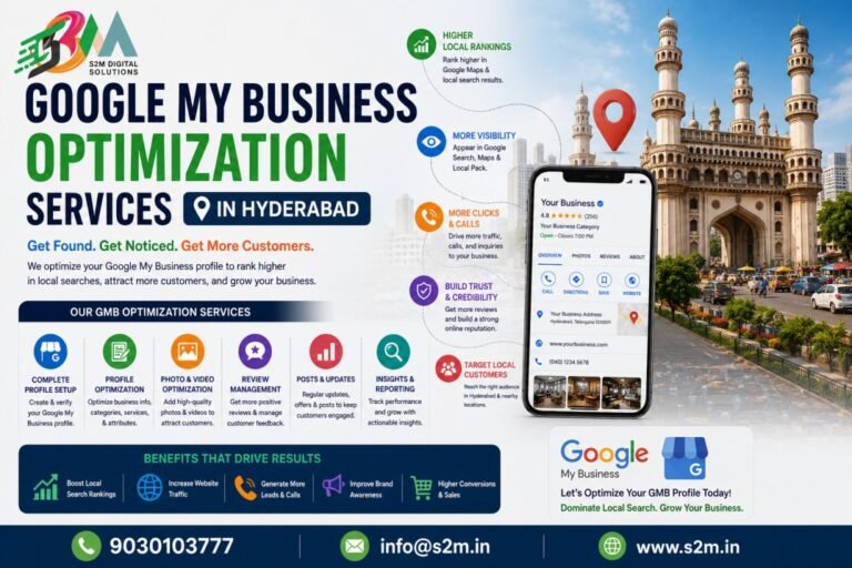 Google My Business Optimization Services in Hyderabad